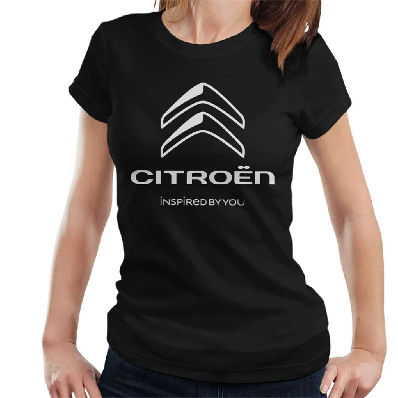 Citroën 2016 White Logo Inspired By You Women's T-Shirt Print Jacquard Patchwork