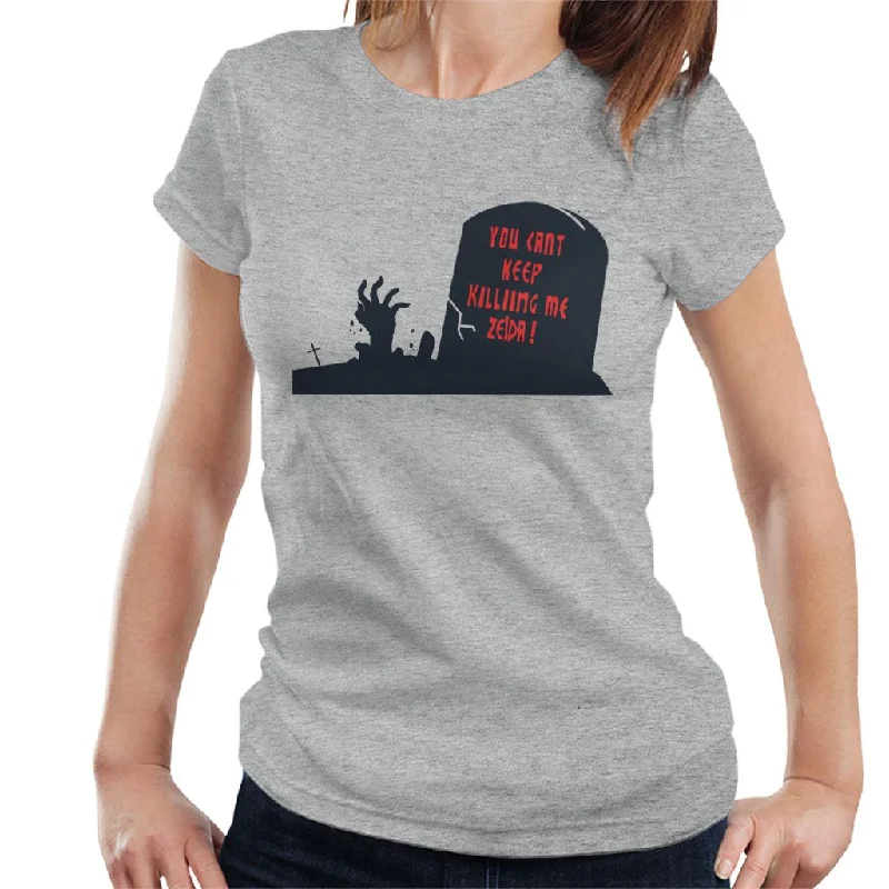 The Chilling Adventures Of Sabrina You Can't Keep Killing Me Zelda Women's T-Shirt Print Jacquard Patchwork The Chilling Adventures Of Sabrina You Can't Keep Killing Me Zelda Women's T-Shirt Print Jacquard Patchwork