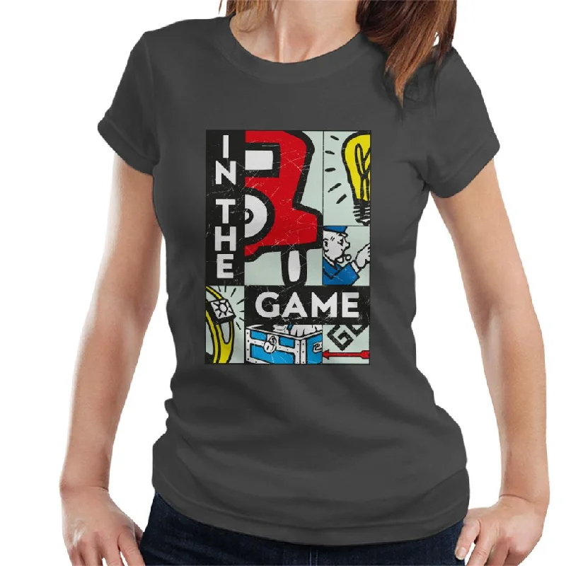 Monopoly In The Game Women's T-Shirt Satin Fabric Silk Fabric Chiffon Fabric