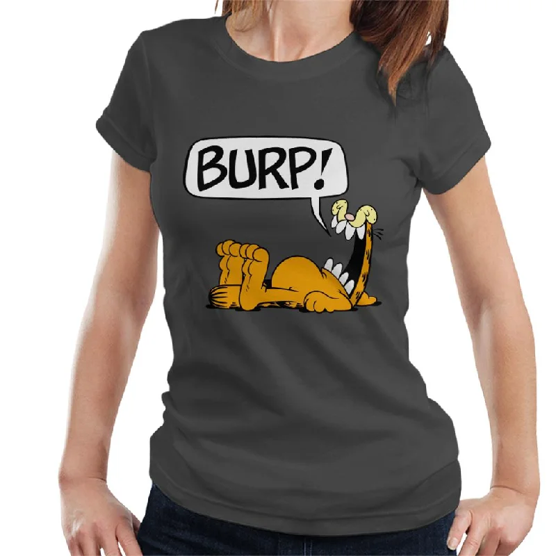 Garfield BURP Women's T-Shirt Basic T-Shirt Crew Neck Short Sleeve