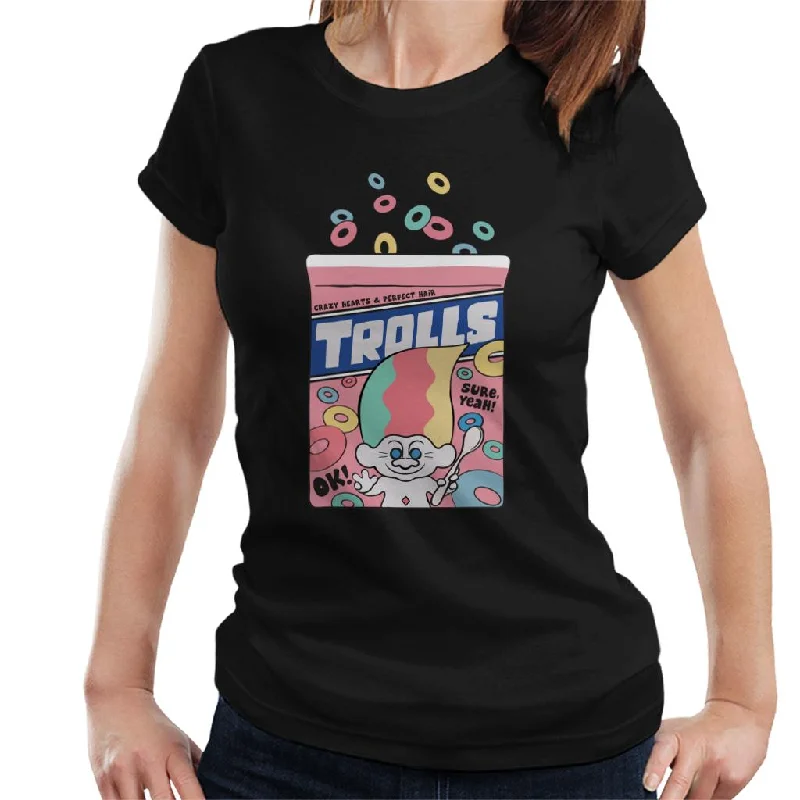 Trolls Crazy Hearts And Perfect Hair Women's T-Shirt Cotton Fabric Linen Fabric Terry Fabric Trolls Crazy Hearts And Perfect Hair Women's T-Shirt Cotton Fabric Linen Fabric Terry Fabric