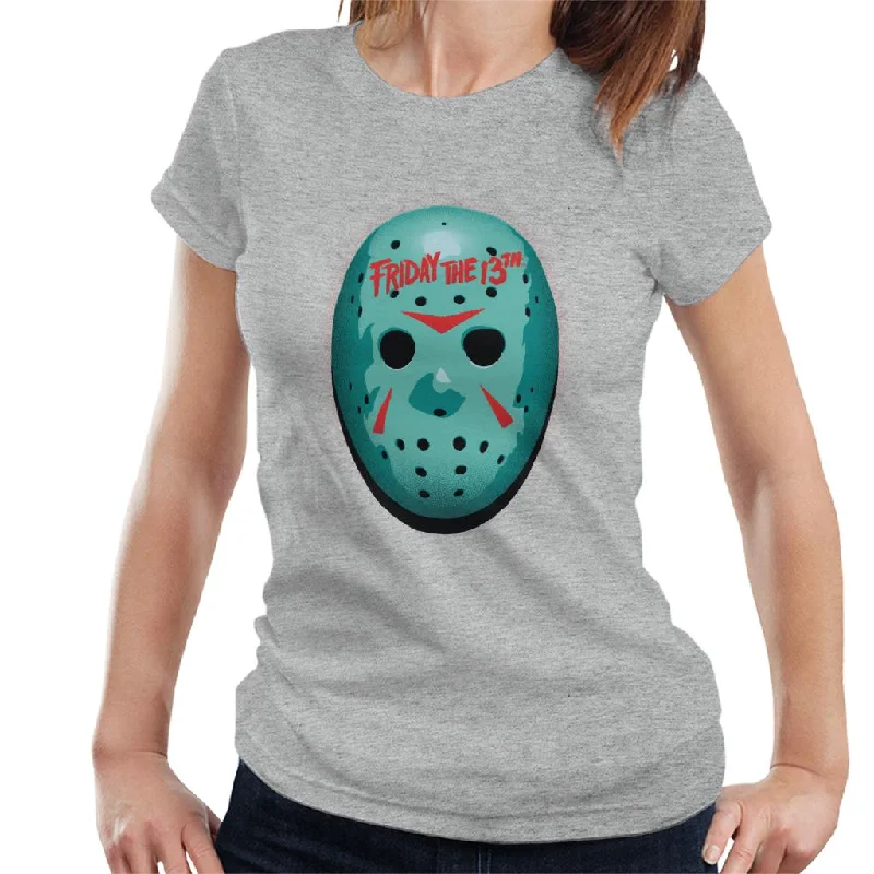 Friday 13th Crimson Boat Jason Voorhees Women's T-Shirt Lace Blend Ribbed Blend Corduroy Blend Friday 13th Crimson Boat Jason Voorhees Women's T-Shirt Lace Blend Ribbed Blend Corduroy Blend