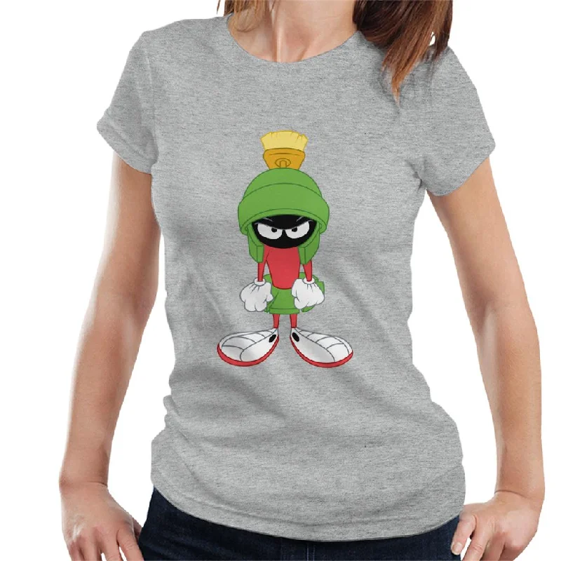Looney Tunes Marvin The Angry Martian Women's T-Shirt Spandex Blend Rayon Blend Denim Blend Looney Tunes Marvin The Angry Martian Women's T-Shirt Spandex Blend Rayon Blend Denim Blend