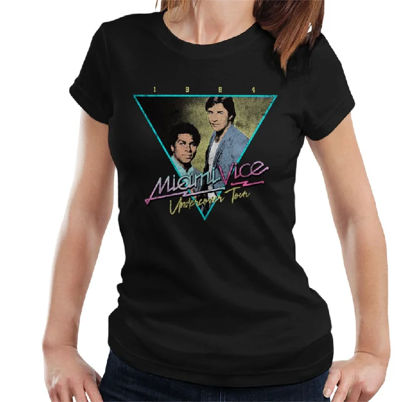 Miami Vice Tour Women's T-Shirt Rayon Velvet Corduroy
