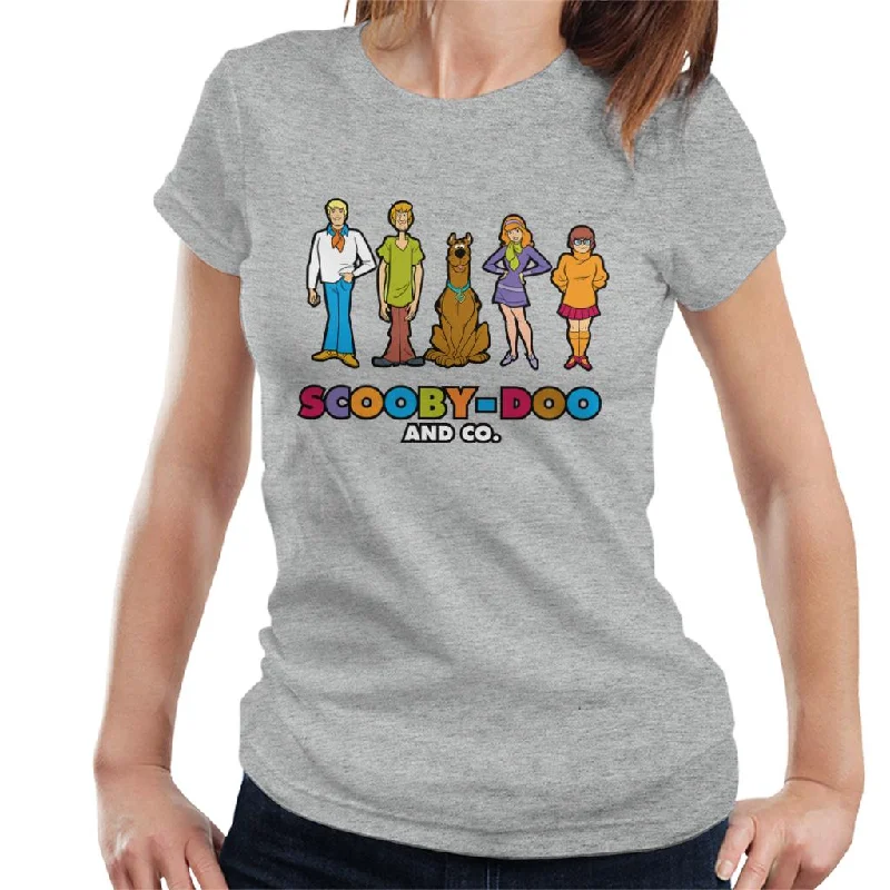 Scooby Doo And Co Women's T-Shirt Spandex Blend Rayon Blend Denim Blend