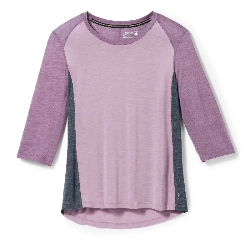 Smartwool 2022 Women's Merino Sport 120 Mountain Bike 3/4 Sleeve Tee Shirt Welt Pockets Slit Pockets Flap Pockets Smartwool 2022 Women's Merino Sport 120 Mountain Bike 3/4 Sleeve Tee Shirt Welt Pockets Slit Pockets Flap Pockets