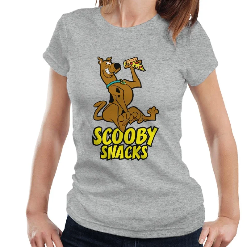 Scooby Doo Pizza Scooby Snacks Women's T-Shirt Fashionable Trendy Casual