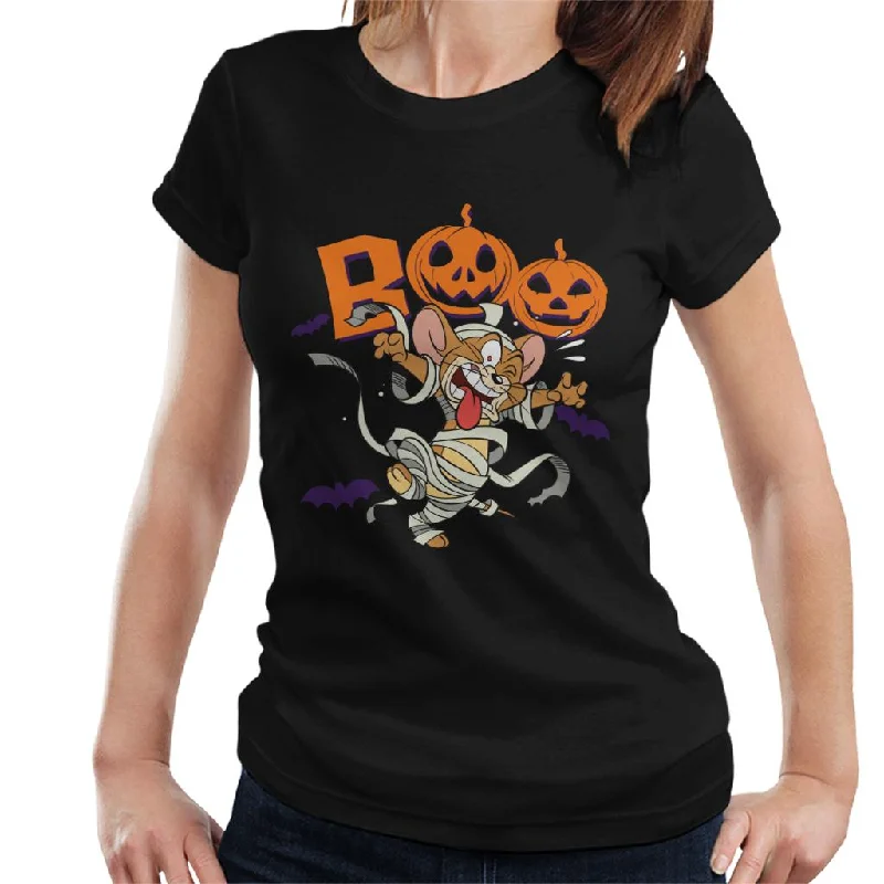 Tom and Jerry Halloween Boo Women's T-Shirt Knit Fabric Woven Fabric Fleece Fabric