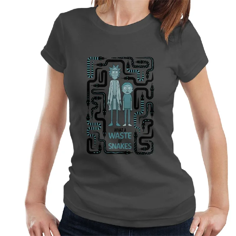 Rick and Morty A Waste Of Snakes Women's T-Shirt Chenille Fabric Brocade Fabric Lace Fabric Rick and Morty A Waste Of Snakes Women's T-Shirt Chenille Fabric Brocade Fabric Lace Fabric