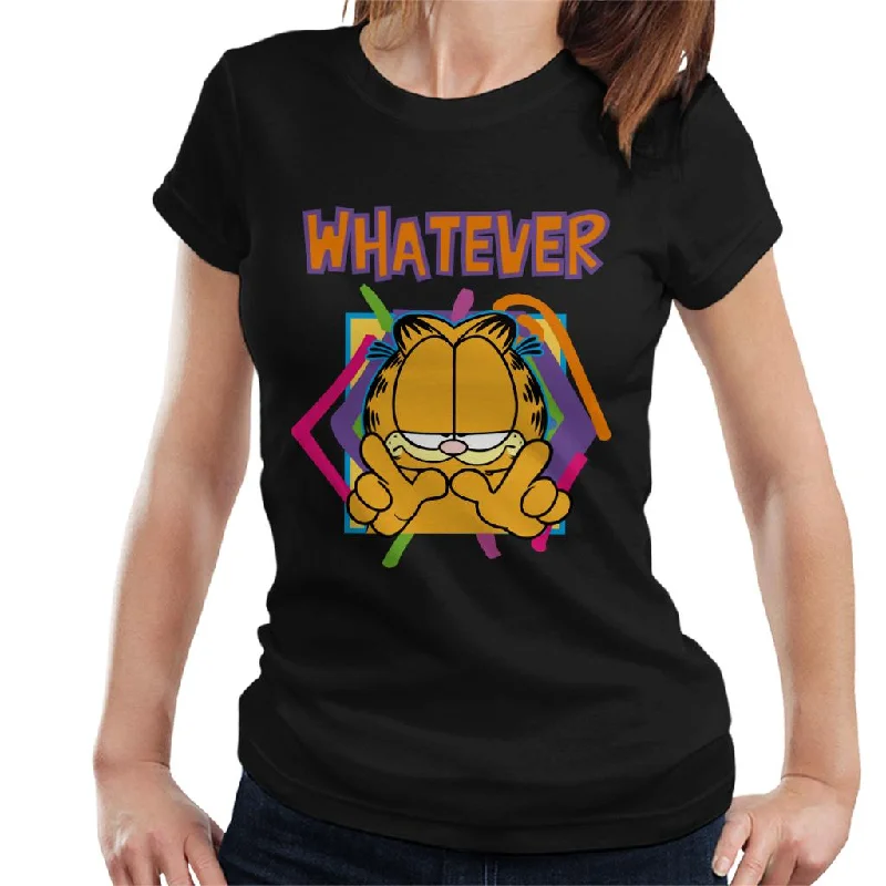 Garfield W Whatever Women's T-Shirt Houndstooth Herringbone Solid