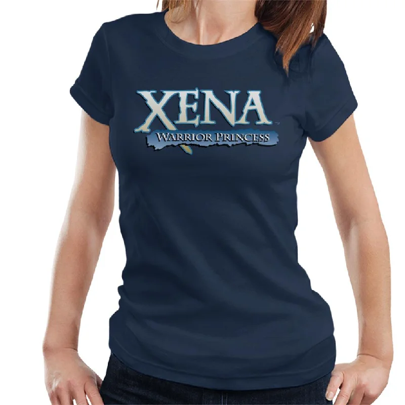 Xena Warrior Princess Blue Logo Women's T-Shirt Spandex Blend Rayon Blend Denim Blend Xena Warrior Princess Blue Logo Women's T-Shirt Spandex Blend Rayon Blend Denim Blend