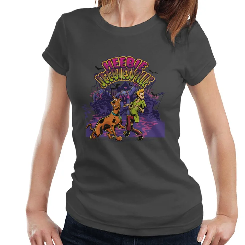 Scooby Doo Halloween Heebie Jeebiesville Women's T-Shirt Anti-Shrink Durable Soft
