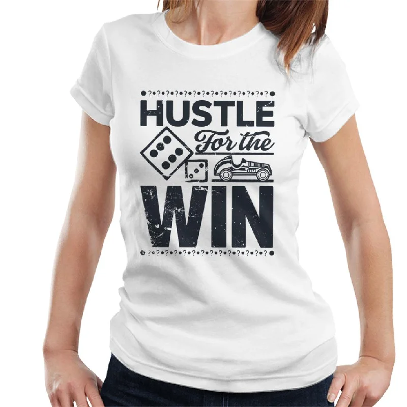 Monopoly Hustle For The Win Women's T-Shirt Nylon Fabric Polyester Fabric Spandex Fabric Monopoly Hustle For The Win Women's T-Shirt Nylon Fabric Polyester Fabric Spandex Fabric