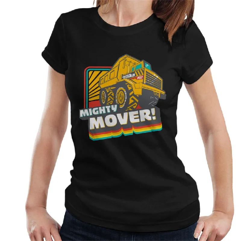 Tonka Mighty Mover Women's T-Shirt Zippered Buttoned Snapped