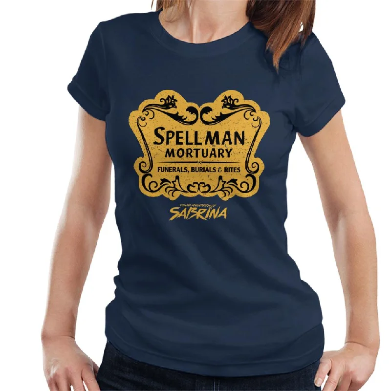 The Chilling Adventures Of Sabrina Spellman Mortuary Women's T-Shirt Houndstooth Herringbone Solid The Chilling Adventures Of Sabrina Spellman Mortuary Women's T-Shirt Houndstooth Herringbone Solid