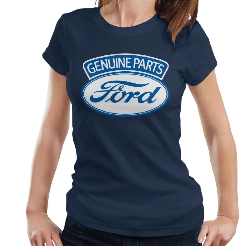 Ford Genuine Parts Iconic Logo Women's T-Shirt Cashmere Blend Cotton Blend Poly Blend Ford Genuine Parts Iconic Logo Women's T-Shirt Cashmere Blend Cotton Blend Poly Blend