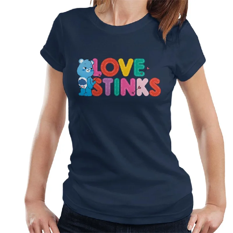 Care Bears Unlock The Magic Valentines Grumpy Bear Love Stinks Women's T-Shirt Lace Blend Ribbed Blend Corduroy Blend Care Bears Unlock The Magic Valentines Grumpy Bear Love Stinks Women's T-Shirt Lace Blend Ribbed Blend Corduroy Blend