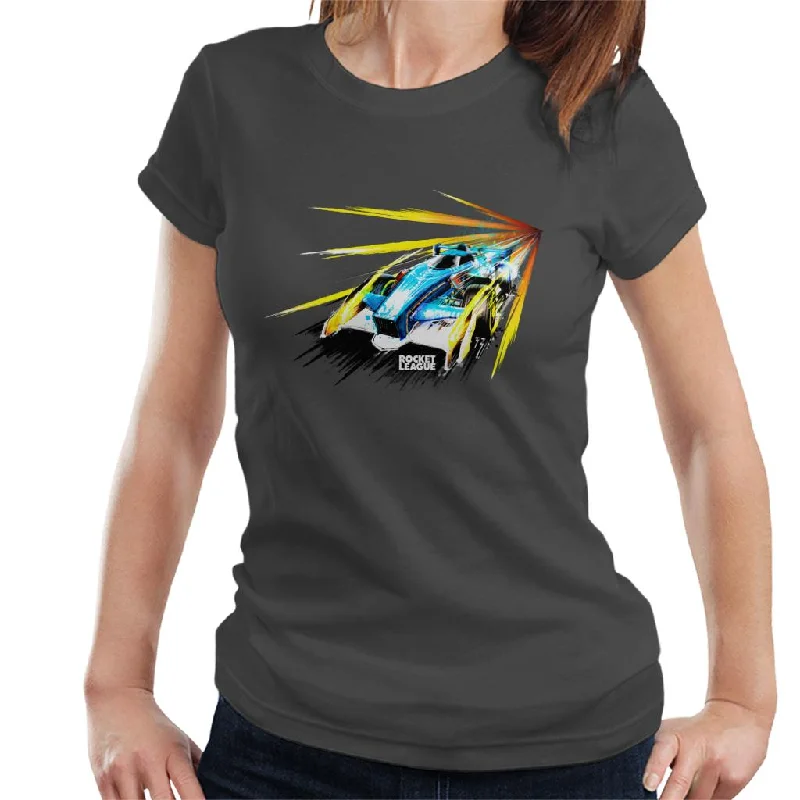 Rocket League Animus GP Women's T-Shirt Mesh Canvas Denim