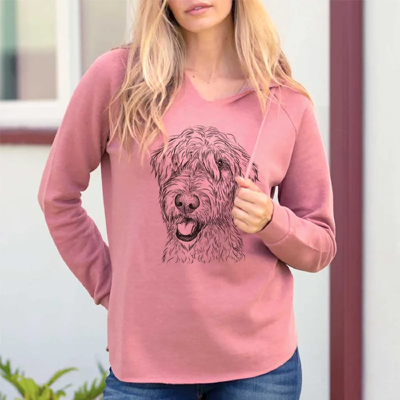 Ragnar the Irish Wolfhound - Cali Wave Hooded Sweatshirt Hoodie with Full-Zip Functional Layering Ragnar the Irish Wolfhound - Cali Wave Hooded Sweatshirt Hoodie with Full-Zip Functional Layering