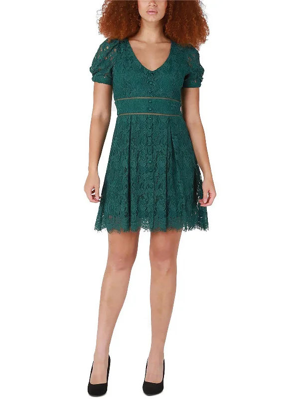 Womens Lace Knee Cocktail and Party Dress Tunics Exclusive limited