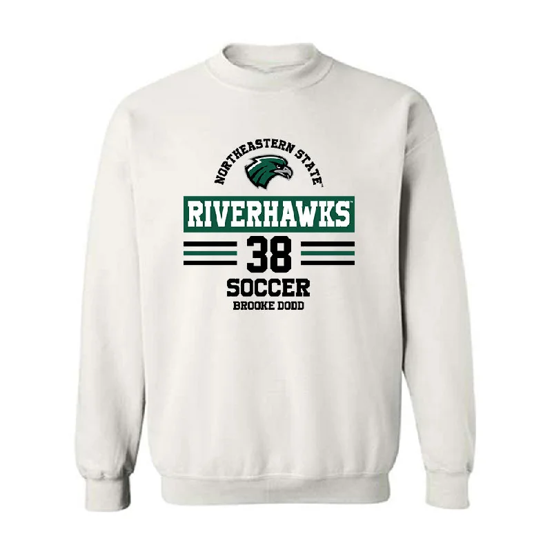 Northeastern State - NCAA Women's Soccer : Brooke Dodd - Classic Fashion Shersey Crewneck Sweatshirt Hoodie with Applique Textured Unique Northeastern State - NCAA Women's Soccer : Brooke Dodd - Classic Fashion Shersey Crewneck Sweatshirt Hoodie with Applique Textured Unique
