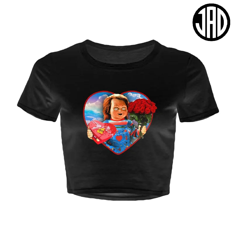 Lover Boy - Women's Crop Top Machine Wash Dry Clean Hand Wash