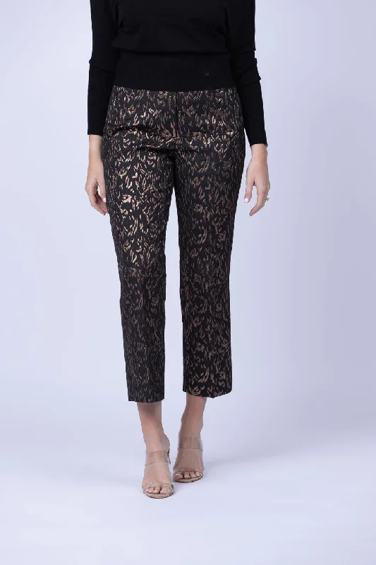 Tanya Taylor Kian Pant in Black Chic Checkered Pants