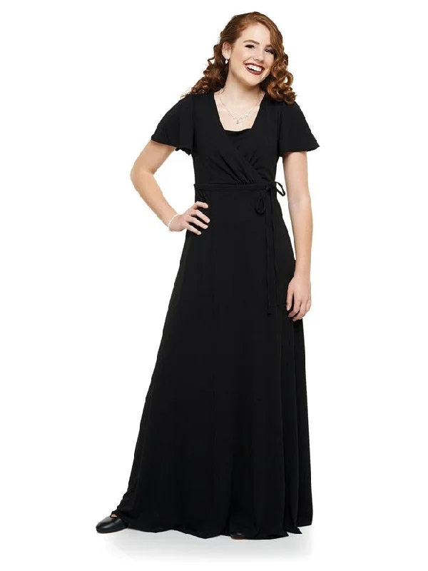 Sophia Crossover, Flutter Sleeve Dress Tunics Essential wardrobe