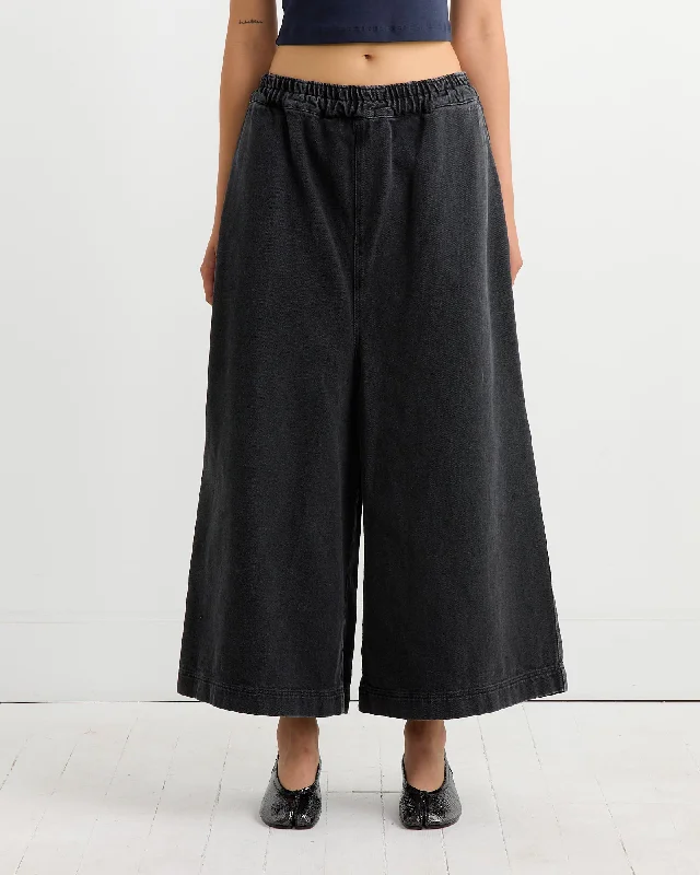 Comfi Pant in Black Stone Wash High-Waist Yoga Pants