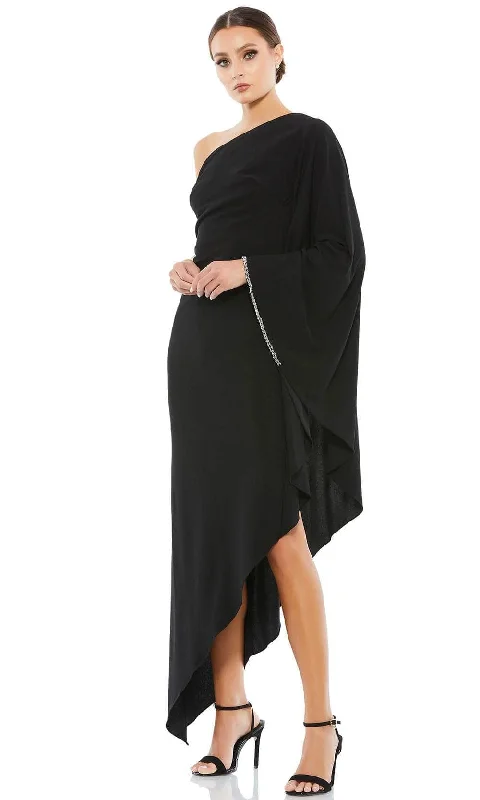 Mac Duggal 11247 - Bat Sleeve Asymmetric Cocktail Dress Tunics Luxurious premium