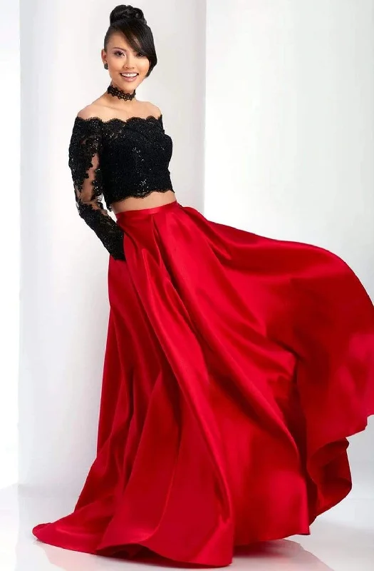Clarisse 3581 - Two Piece Embellished Dress A-Line Day Work