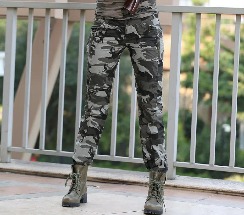 Women Casual Pants Summer Plus Size Military Camouflage Women Pants SlimFit Joggers For Women Spandex Pants Elegant Soft Cotton Pants