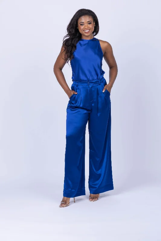 Cami NYC Davina Pant in Lapis Comfortable Cargo Pants