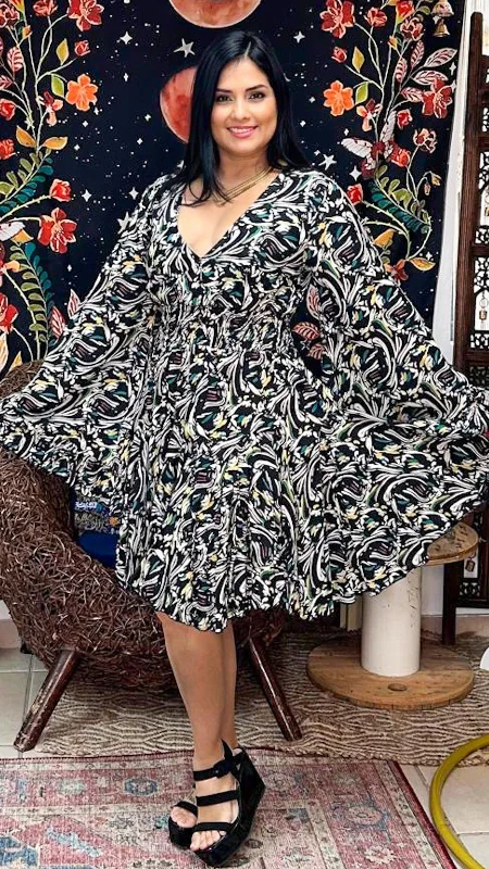 Nan Dress- SD303 Turtleneck Warm Winter