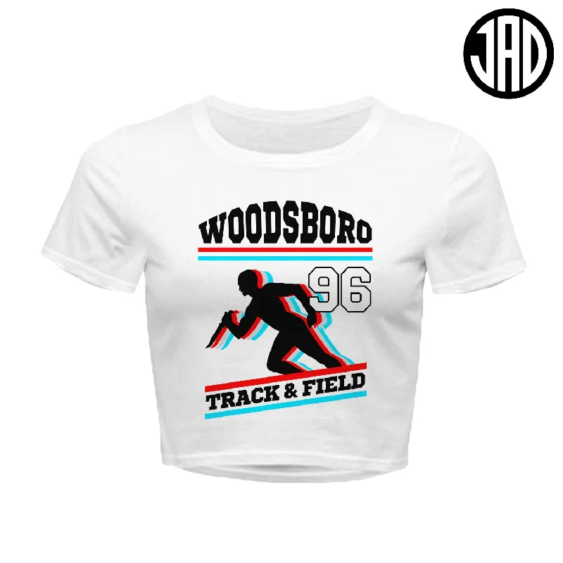 Woodsboro Track & Field - Women's Crop Top Anti-Shrink Durable Soft