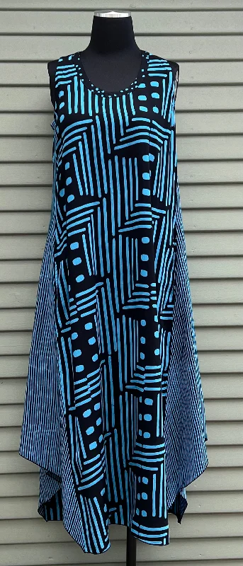 Lyng 4052RB Blue AR Dress Tunics Corduroy durable