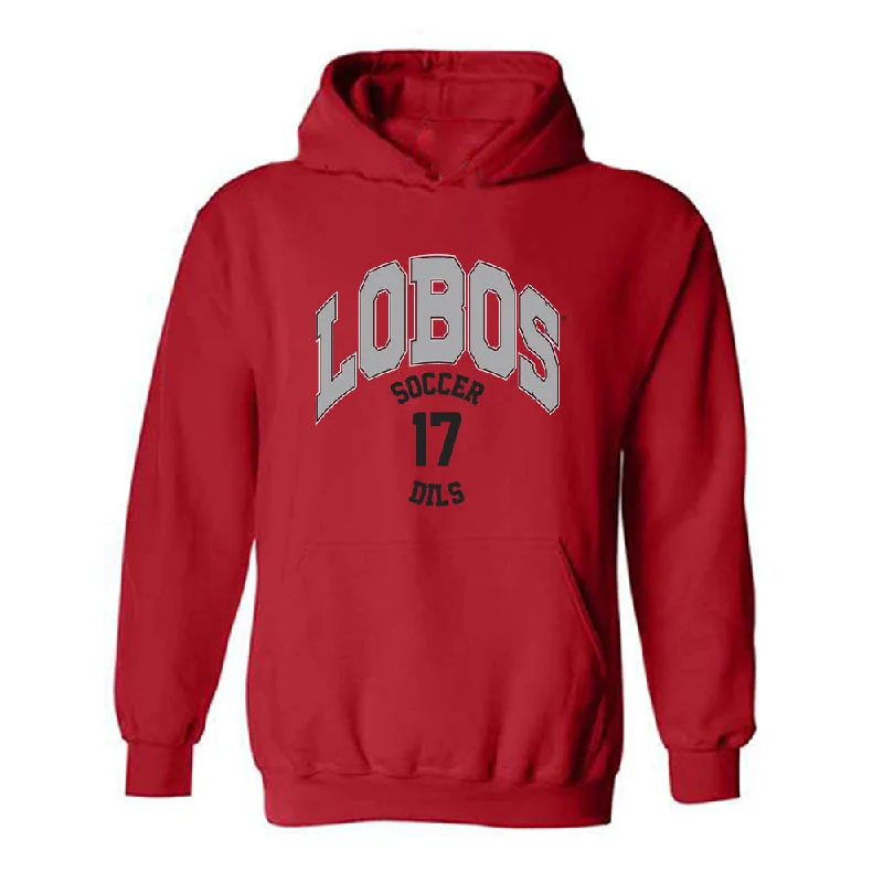 New Mexico - NCAA Women's Soccer : Ayla Dils - Classic Fashion Shersey Hooded Sweatshirt Hoodie with Relaxed Fit Easy Casual New Mexico - NCAA Women's Soccer : Ayla Dils - Classic Fashion Shersey Hooded Sweatshirt Hoodie with Relaxed Fit Easy Casual