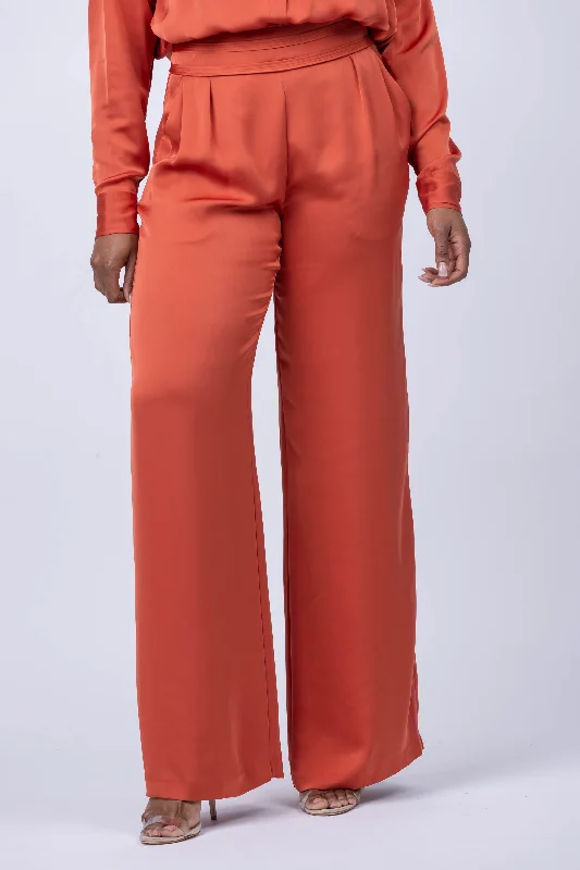 Ramy Brook Joss Pant in Burnt Sienna Casual Track Pants