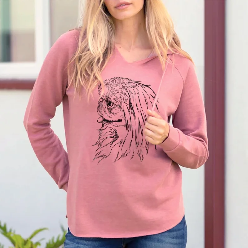 Profile Pekingese - Cali Wave Hooded Sweatshirt Hoodie with Pocket Utility Practical Profile Pekingese - Cali Wave Hooded Sweatshirt Hoodie with Pocket Utility Practical