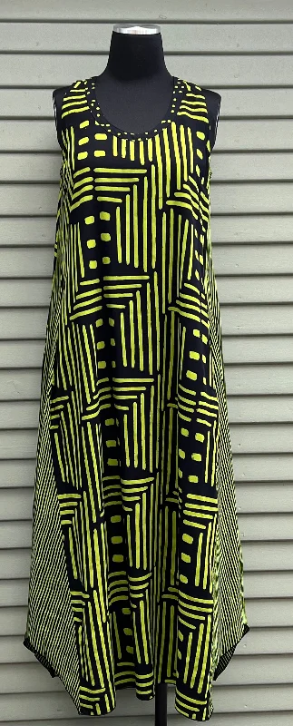 Lyng 4052RC Chartreuse AR Dress Tunics Distressed trendy