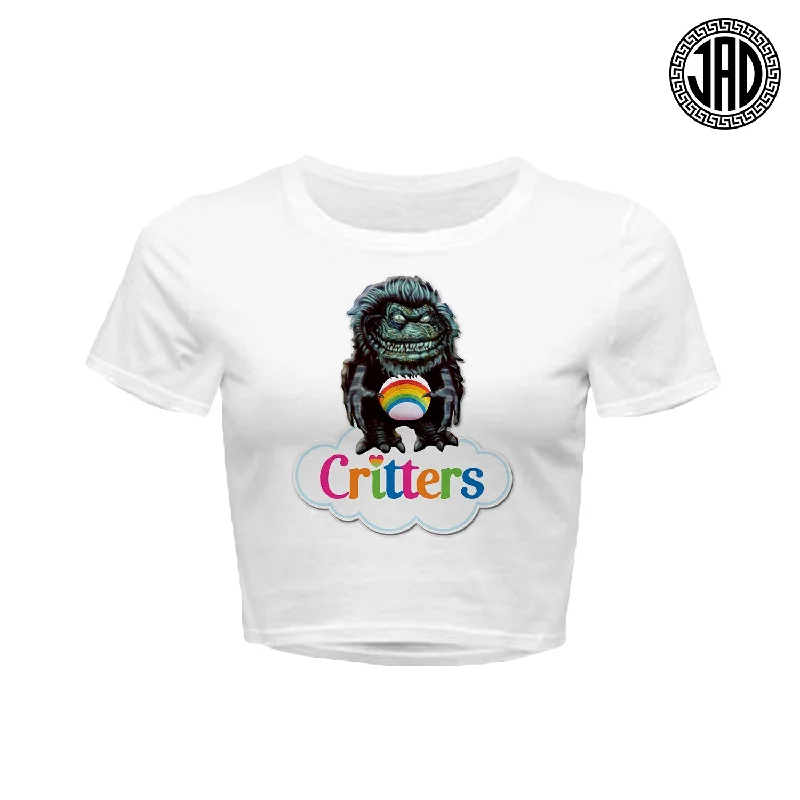 CritterBears - Women's Crop Top Seamless Knitted Crochet