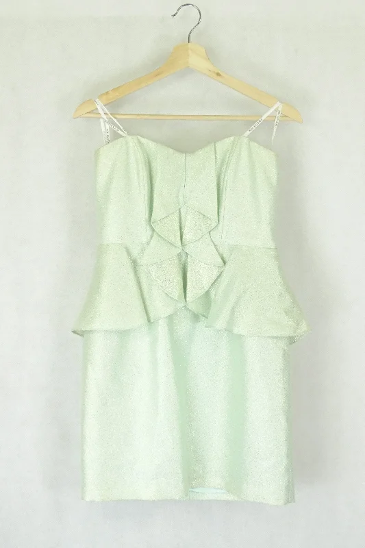 Forever New Size 10 Green Dress Tunics Luxurious premium