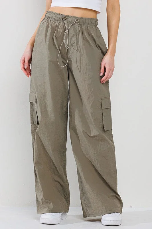 Women's Wide Pants with Pockets Relaxed Casual Leggings