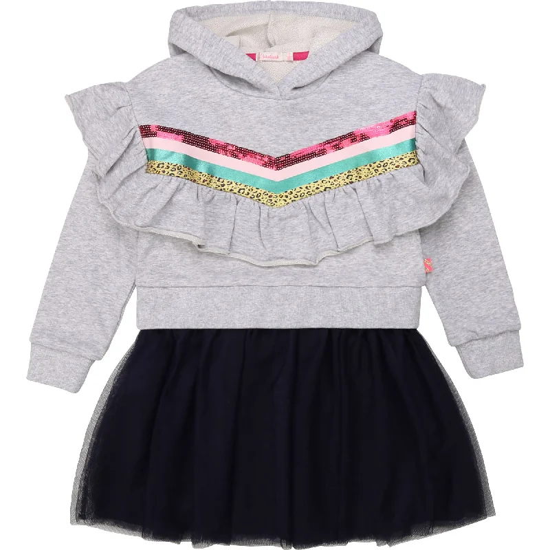 Billieblush Dress Party Chine Grey
