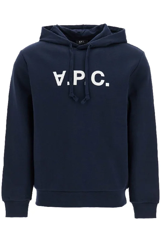 grand vpc hoodie COHBN M27908 DARK NAVY/ECRU Hoodie with V-Neck Classic Versatile