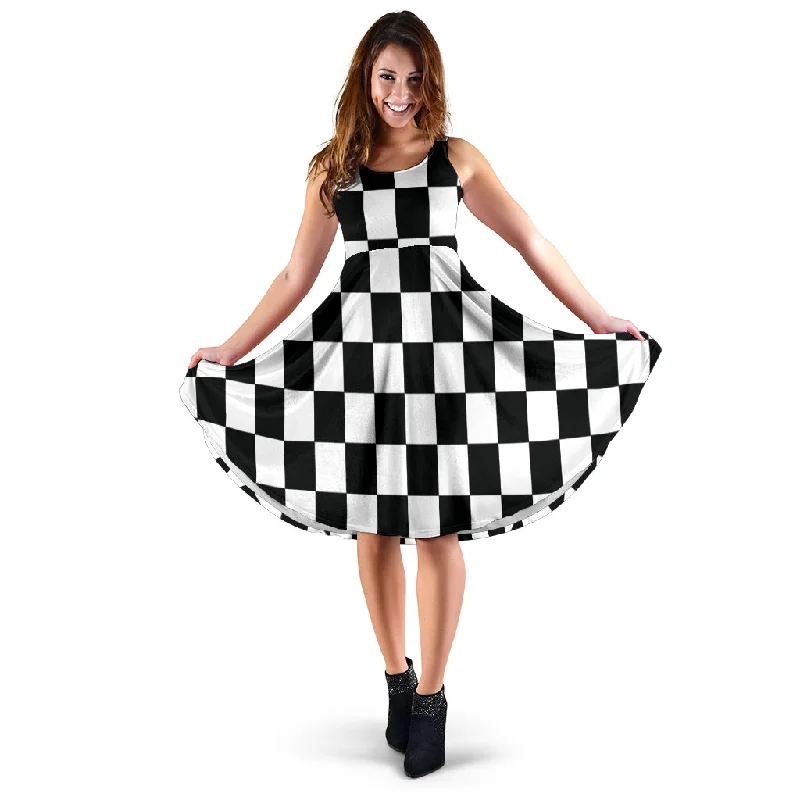 Racing Checkered Flag Dress