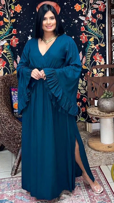 Nan Dress- LD303- Teal Tunics Running lightweight