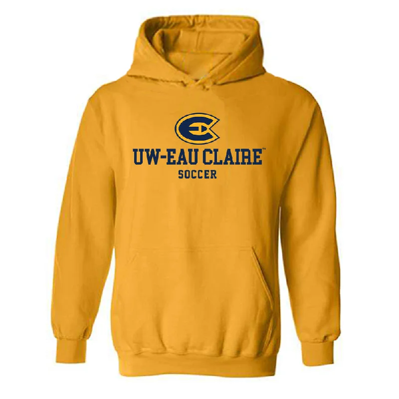 UW Eau Claire - NCAA Women's Soccer : Emma Donovan - Classic Shersey Hooded Sweatshirt Hoodie with Ribbed Cuffs Snug Fit Comfort UW Eau Claire - NCAA Women's Soccer : Emma Donovan - Classic Shersey Hooded Sweatshirt Hoodie with Ribbed Cuffs Snug Fit Comfort