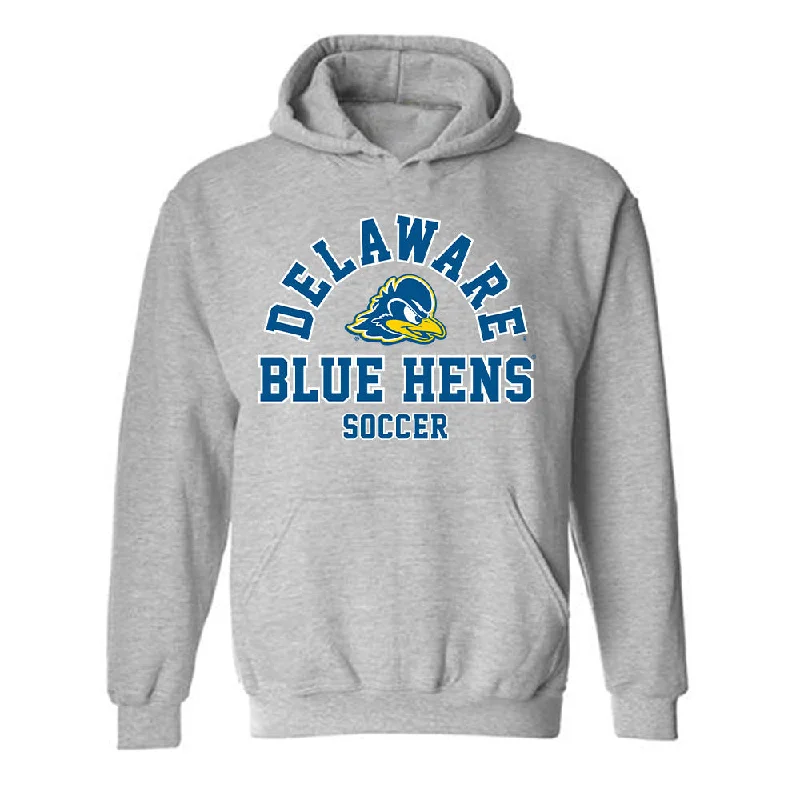 Delaware - NCAA Women's Soccer : Sarah Fritz - Classic Shersey Hooded Sweatshirt Hoodie with Hem Lace Feminine Delicate Delaware - NCAA Women's Soccer : Sarah Fritz - Classic Shersey Hooded Sweatshirt Hoodie with Hem Lace Feminine Delicate