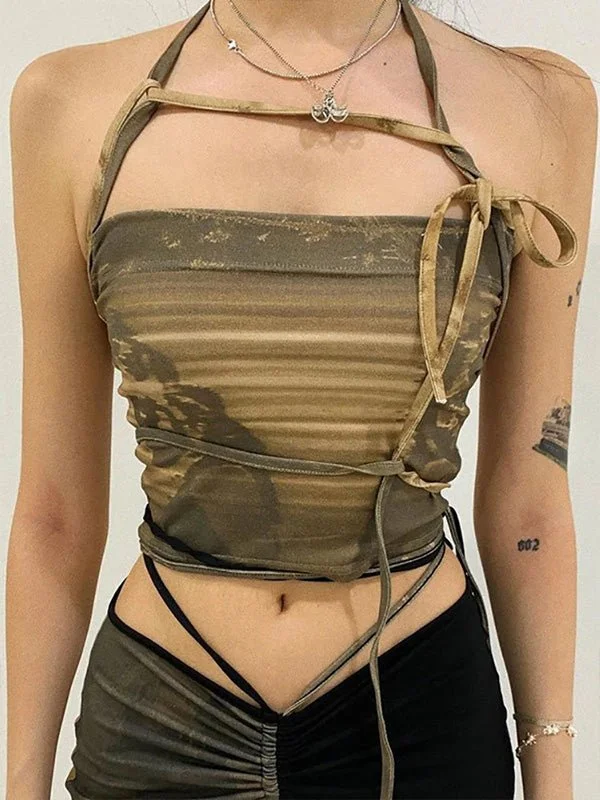 Camis Fairy Grunge Lace Up Off Shoulder Women Crop Top Jersey Fabric Tulle Fabric Batik Fabric Camis Fairy Grunge Lace Up Off Shoulder Women Crop Top Jersey Fabric Tulle Fabric Batik Fabric